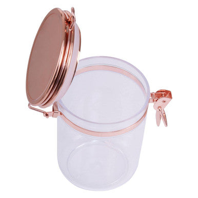 Orsina Gozo 800ml Glass Storage Jar with Airtight Copper Lid