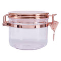Orsina Gozo 450ml Glass Storage Jar with Airtight Copper Lid