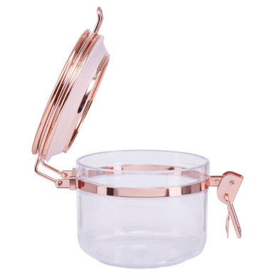 Orsina Gozo 450ml Glass Storage Jar with Airtight Copper Lid