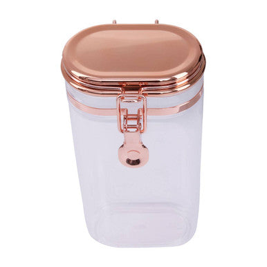 Orsina Gozo 750ml Airtight Glass Storage Jar with Copper Lid