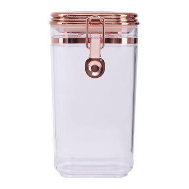 Orsina Gozo 750ml Airtight Glass Storage Jar with Copper Lid
