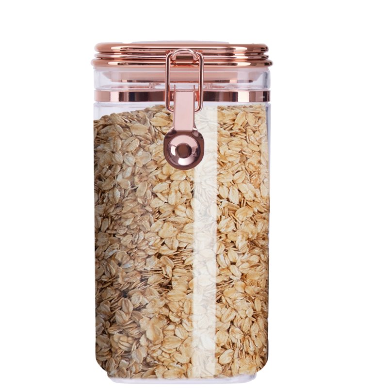 Orsina Gozo 750ml Airtight Glass Storage Jar with Copper Lid