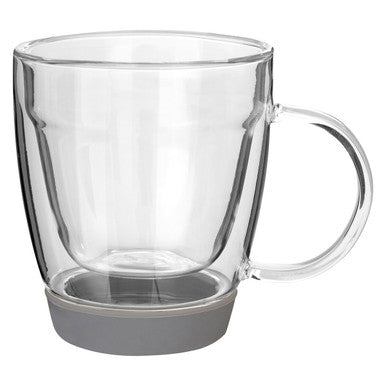 Orsina Amari Double Wall Glass Mug with Silicone Base - 220ml