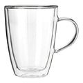 Orsina Amari Double Wall Glass Mug – 330ml Insulated Coffee Cup