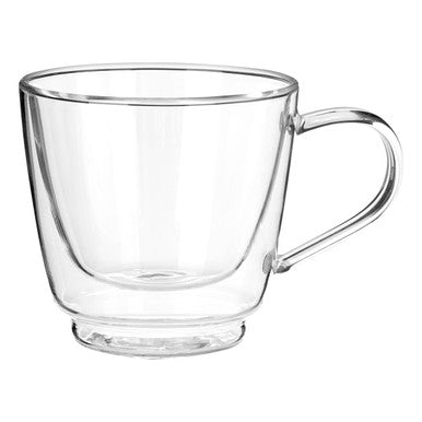 Orsina Amari Double Wall Glass Mug – 190ml Heat-Resistant Espresso Cup