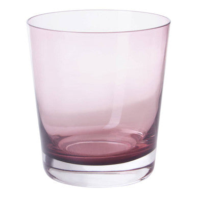Orsina Darcy Smoked Glass Tumbler – 300ml Pink Tinted Mixer Glass