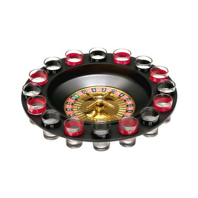 Orsina Roulette Drinking Game – 16 Shot Glasses & Casino Style Wheel