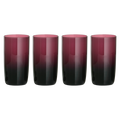 Orsina Purple Highball Glasses – Set of 4 Tall Glass Drinkware