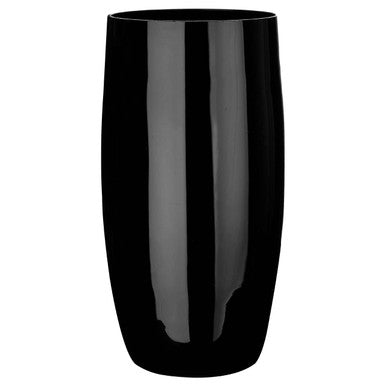 Orsina Black Highball Glasses – Set of 4 Modern Glass Drinkware