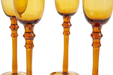 Orsina Tessa Champagne Flutes – Set of 4 Modern Glassware Stemware
