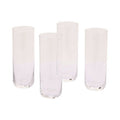 Orsina Highball Glasses – Set of 4 Clear Crystalline Drinkware