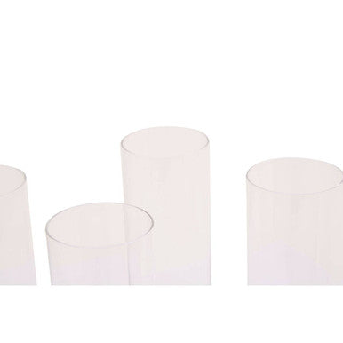 Orsina Highball Glasses – Set of 4 Clear Crystalline Drinkware