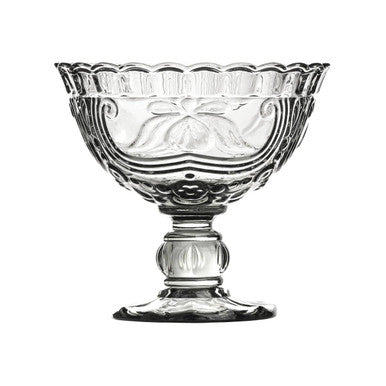Orsina Imperial Smoked Glass Sundae Dish – 350ml Vintage Dessert Bowl