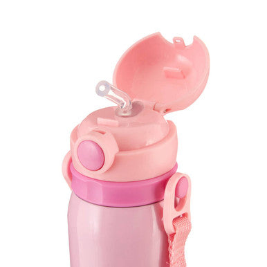 Orsina Mimo Kids Water Bottle – Pink Insulated Bottle with Straw