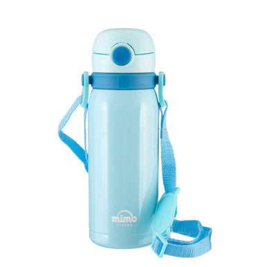 Orsina Mimo Kids Water Bottle | 450ml Insulated Stainless Steel – Blue