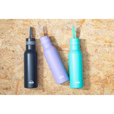 Orsina Mimo Sports Bottle – 500ml Matte Grey Ergonomic Water Bottle