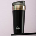 Orsina Grey Travel Mug – 380ml Insulated Stainless Steel Tumbler