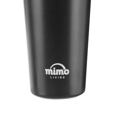 Orsina Grey Travel Mug – 380ml Insulated Stainless Steel Tumbler