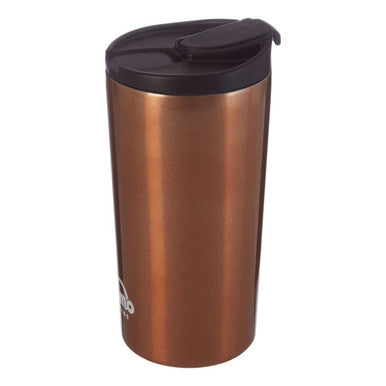 Orsina 250ml Stainless Steel Travel Mug – Gold and Black Insulated