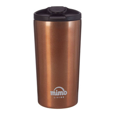 Orsina 250ml Stainless Steel Travel Mug – Gold and Black Insulated