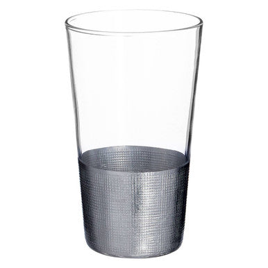 Orsina Apollo Highball Glasses – Set of 4 Vertical Patterned Glassware