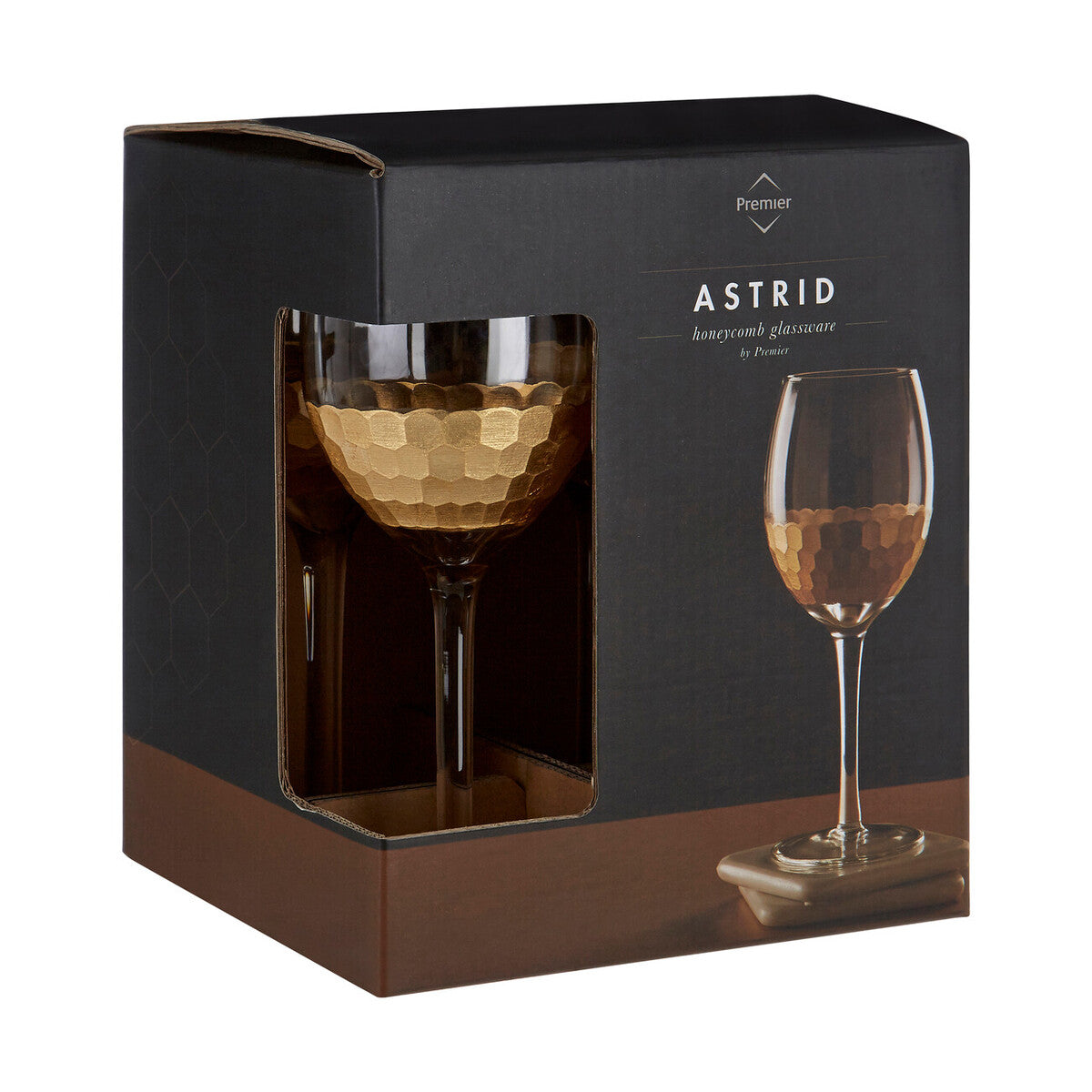 Orsina Astrid Small Wine Glasses – 300ml Modern Glassware Set of 4