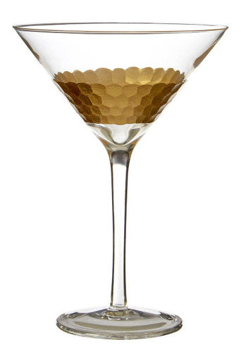 Orsina Astrid Geometric Cocktail Glasses – Set of 2 Modern Glassware