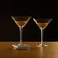 Orsina Astrid Geometric Cocktail Glasses – Set of 2 Modern Glassware