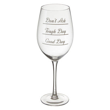 Orsina Verity Large Wine Glasses – Set of 2 Clear 750ml Glassware
