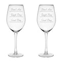 Orsina Verity Large Wine Glasses – Set of 2 Clear 750ml Glassware