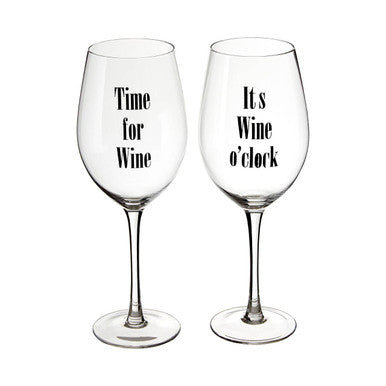 Orsina Verity Large Wine Glasses – Set of 2 Clear 750ml Stemware