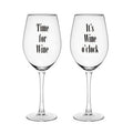Orsina Verity Large Wine Glasses – Set of 2 Clear 750ml Stemware