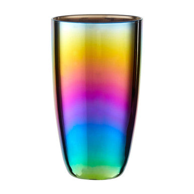 Orsina Aurora Iridescent Hi Ball Glasses – Set of 4 Tall Tumblers