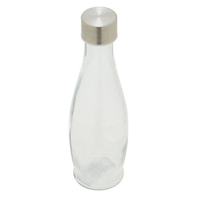 Orsina Dayla 550ml Glass Water Bottle | Airtight Metal Lid & Carafe