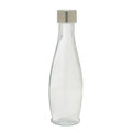 Orsina Dayla 550ml Glass Water Bottle | Airtight Metal Lid & Carafe
