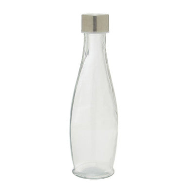 Orsina Dayla 550ml Glass Water Bottle | Airtight Metal Lid & Carafe