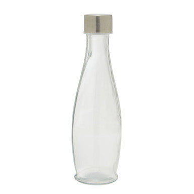 Orsina Dayla 550ml Glass Water Bottle | Airtight Metal Lid & Carafe