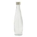 Orsina Dayla Clear Glass Bottle – 1000ml Airtight Carafe with Metal Lid