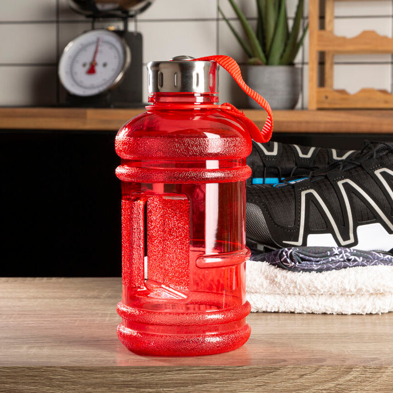 Orsina Olly Sports Water Bottle – 1000ml BPA-Free Plastic, Red