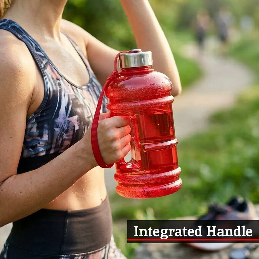 Orsina Olly Sports Water Bottle – 1000ml BPA-Free Plastic, Red