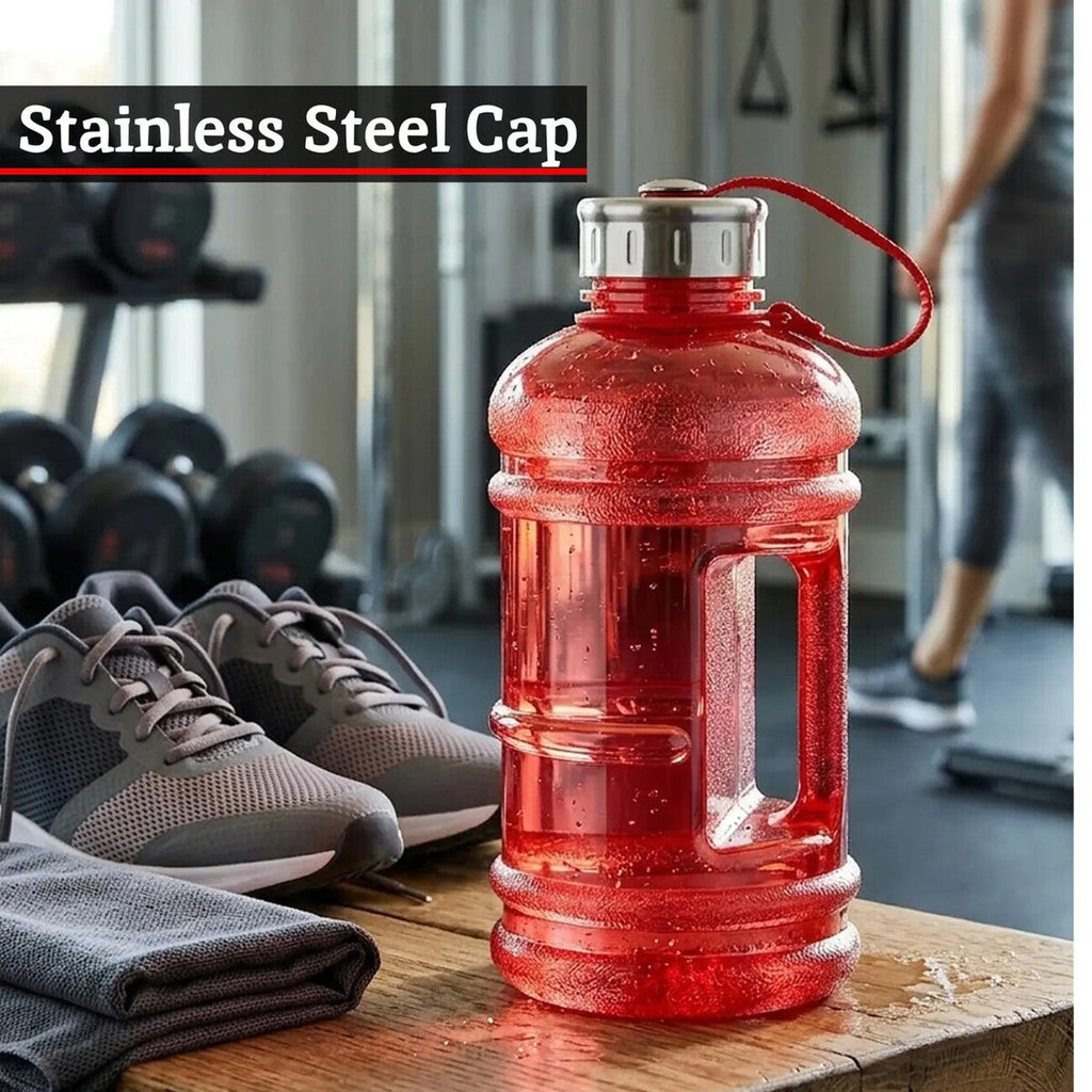 Orsina Olly Sports Water Bottle – 1000ml BPA-Free Plastic, Red