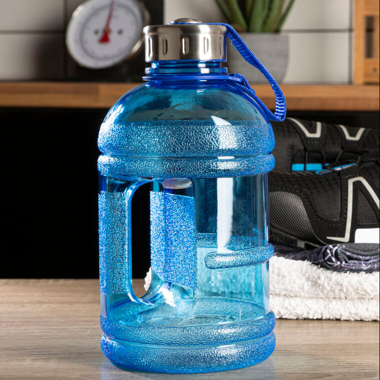 Orsina 1500ml Sports Water Bottle – BPA-Free Blue Plastic with Handle
