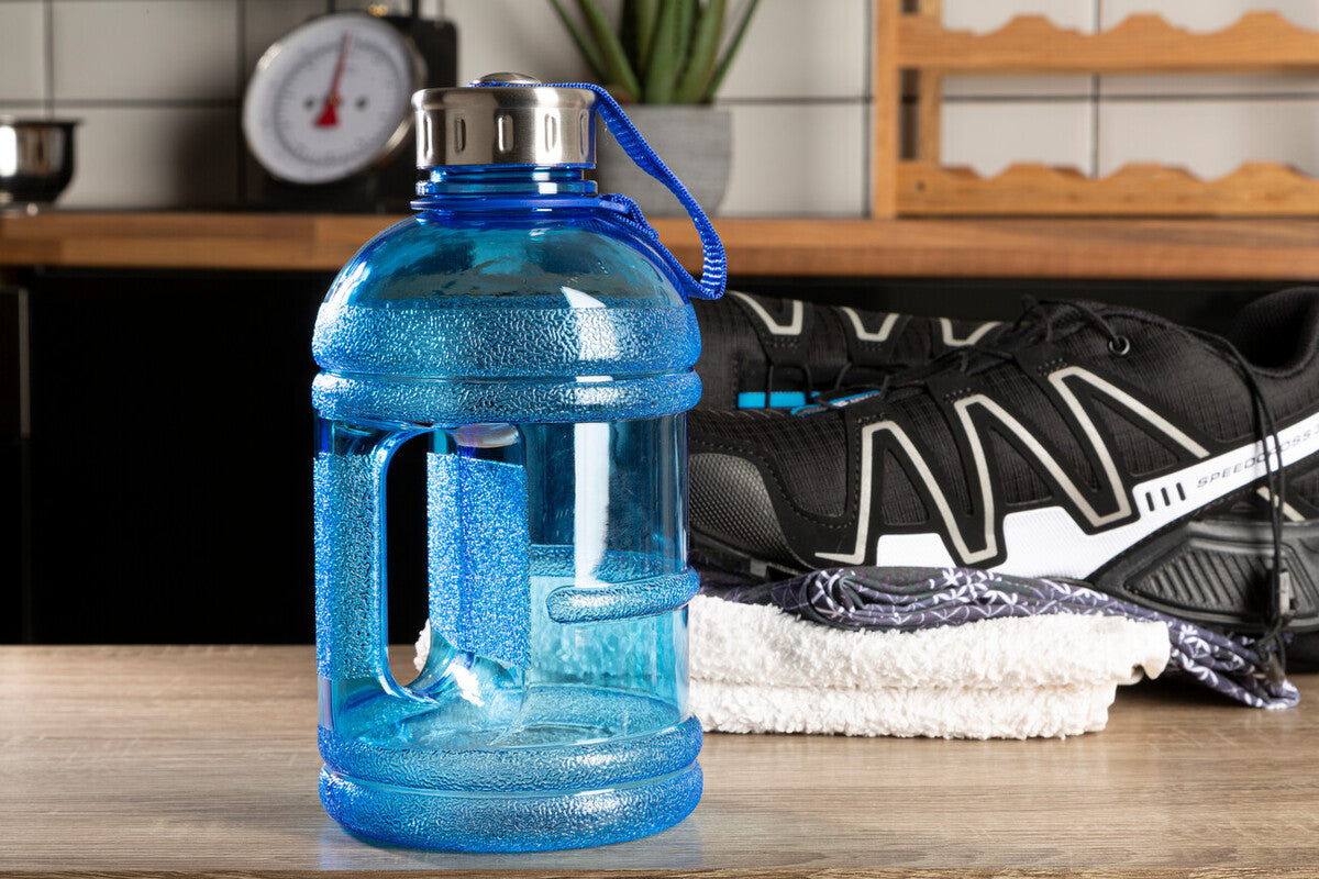 Orsina 1500ml Sports Water Bottle – BPA-Free Blue Plastic with Handle