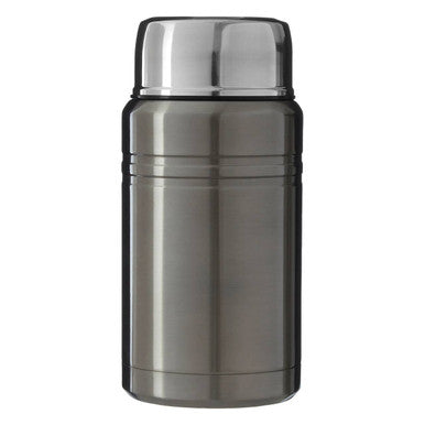 Orsina Manhattan Food Flask – Insulated Leakproof Thermal Jar, Grey