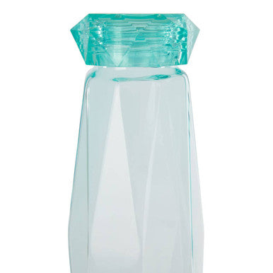 Orsina Teal Water Bottle – Textured Diamond Grip AS Plastic Flask