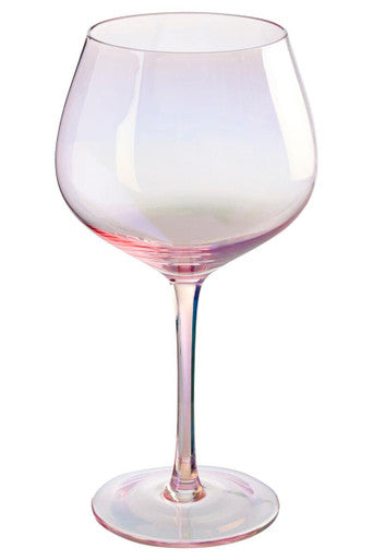 Orsina Frosted Deco Gin Glasses – Set of 2 Pink Cocktail Glassware