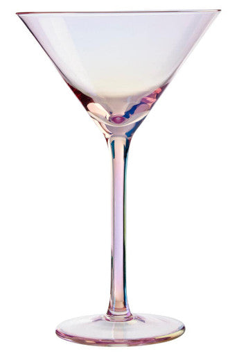 Orsina Frosted Deco Martini Glasses – Set of 2 Art Deco Barware