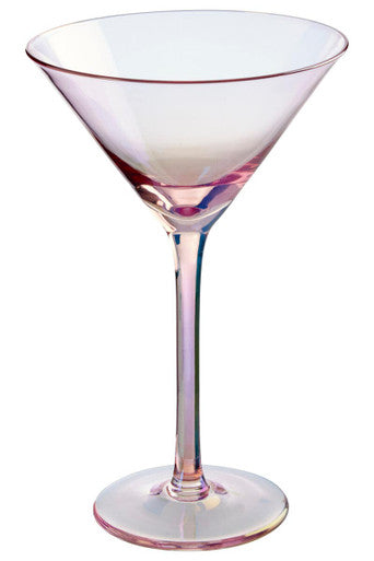 Orsina Frosted Deco Martini Glasses – Set of 2 Art Deco Barware