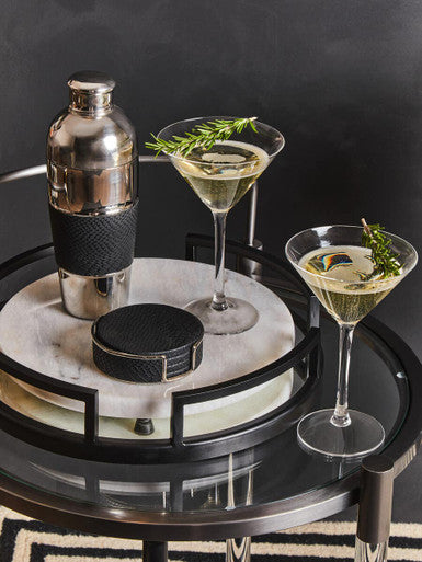 Orsina Mila Martini Glasses – Set of 2 Modern V-Shaped Stemmed Glassware