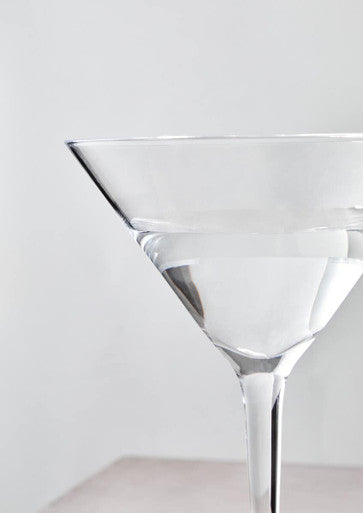 Orsina Mila Martini Glasses – Set of 2 Modern V-Shaped Stemmed Glassware